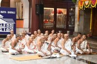 Vyasa Pujana - Guru Purnima, 10th July 2025. Pictures Courtesy Shriyuts Dinesh Karkal and Abhinav Kalla